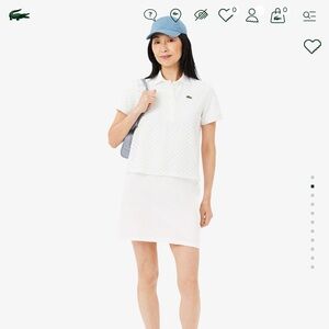 Lacoste Classic White Polo Dress